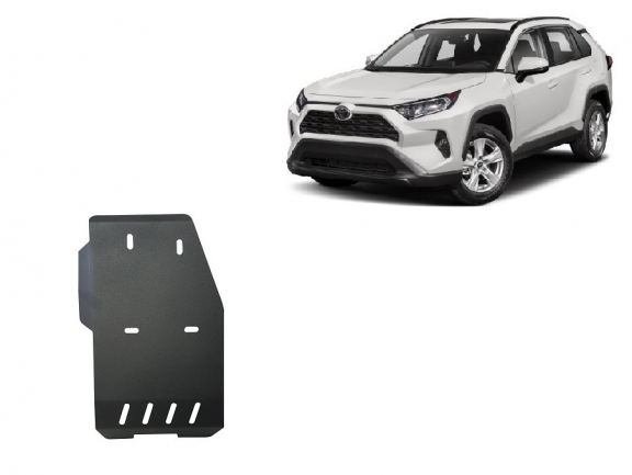 Acél hátsó differenciálmű védőlemez - RWD Toyota RAV 4