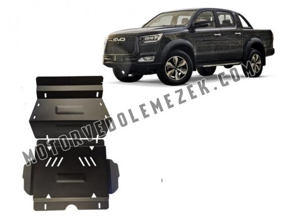 Steel skid plate for Evo Cross 4