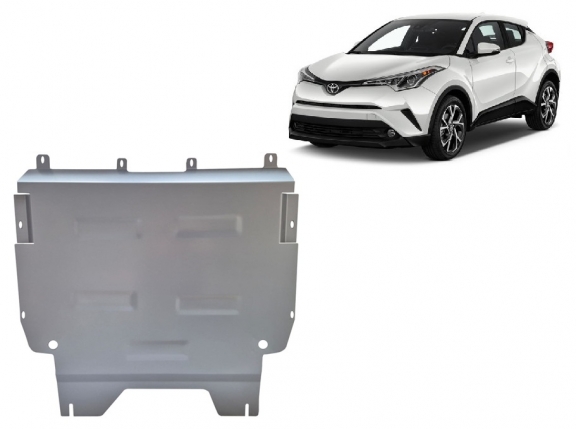 Alumínium motor, sebességváltó, hűtő, első lökhárító védőlemez Toyota C-HR