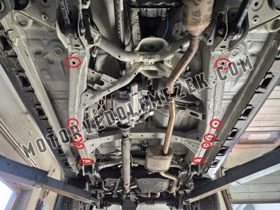 Steel transfer case skid plate for Suzuki Jimny - 5-door model