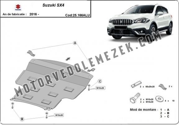 Aluminium motor, sebbeségváltó védőlemez Suzuki SX4