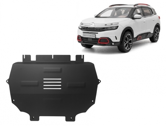 Acél motor, kapcsolószekrény, hütő védőlemez Citroen C5 Aircross