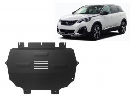 Acél motor, sebbeségváltó, hütő védőlemez Peugeot 5008