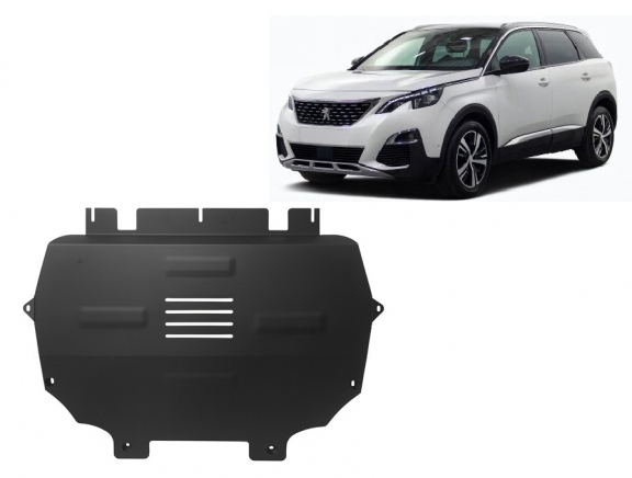 Acél motor, sebbeségváltó, hütő védőlemez Peugeot 5008