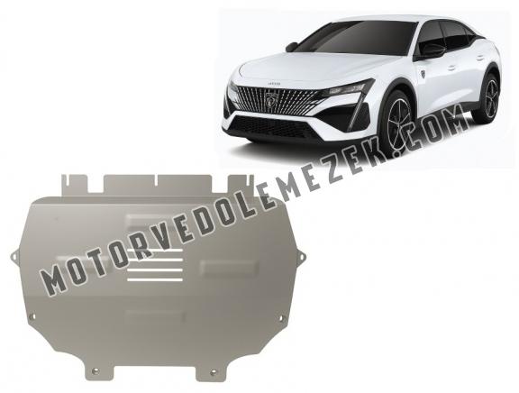 Aluminium motor, kapcsolószekrény védőlemez Peugeot 408