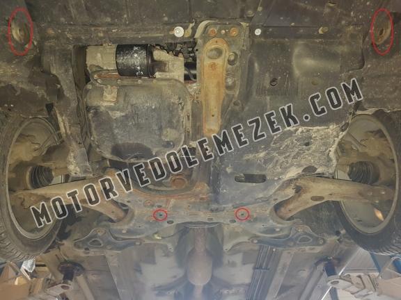 Acél motor, kapcsolószekrény, hütő védőlemez Toyota Avensis