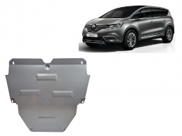 Aluminium motor, kapcsolószekrény védőlemez Renault Espace