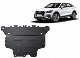 Acél motor, sebességváltó, hűtő, első lökhárító védőlemez Audi Q2