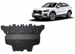 Acél motor, sebességváltó, hűtő, első lökhárító védőlemez Audi Q2