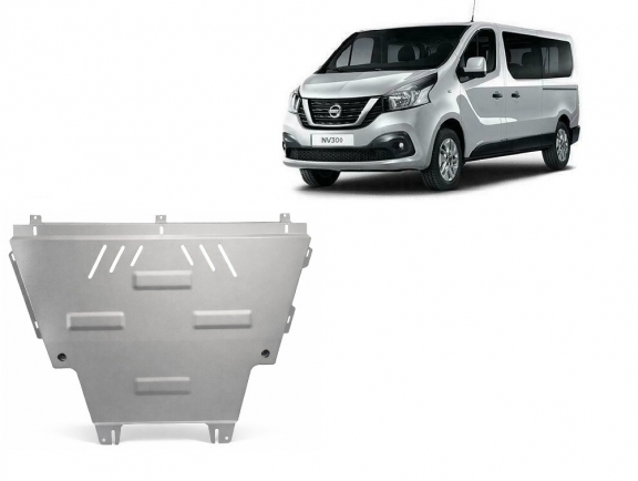 Aluminium motor, kapcsolószekrény védőlemez Nissan NV300