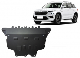 Acél motor, sebességváltó, hűtő, első lökhárító védőlemez Skoda Kodiaq