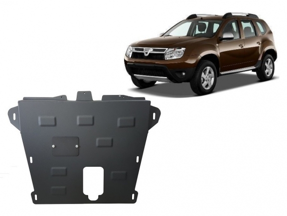 Acél motor, kapcsolószekrény védőlemez Dacia Duster