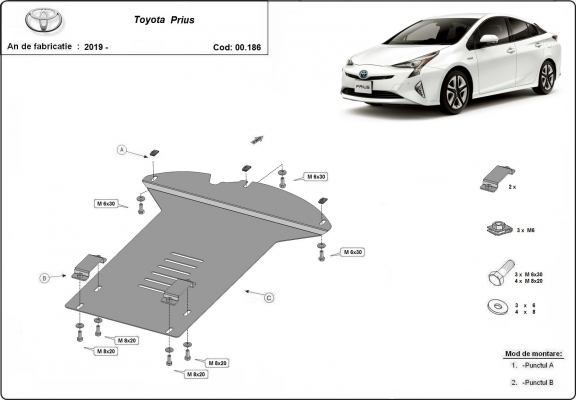 Katalizátor lopásgátló (CAT/LOCK) Toyota Prius