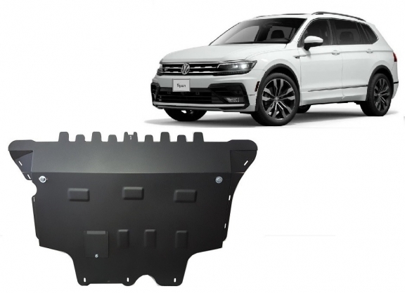 Acél motor, sebességváltó, hűtő, első lökhárító védőlemez Vw Tiguan