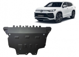 Acél motor, sebességváltó, hűtő, első lökhárító védőlemez VW Tayron