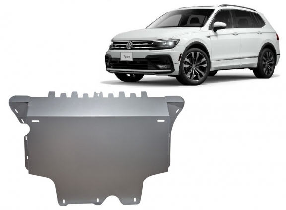 Alumínium motor, sebességváltó, hűtő, első lökhárító védőlemez VW Tiguan
