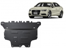Acél motor, sebességváltó, hűtő, első lökhárító védőlemez Audi A3
