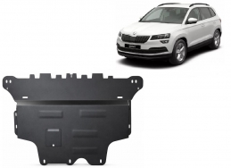 Acél motor, sebességváltó, hűtő, első lökhárító védőlemez Skoda Karoq