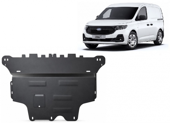 Acél motor, sebbeségváltó, hütő, első lökhárító védőlemez Ford Transit Connect - Automata Sebességváltó