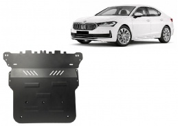 Acél motor, kapcsolószekrény, hűtő védőlemez Skoda Superb 4