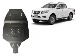 Acél kapcsolószekrény védőlemez Nissan Navara NP300