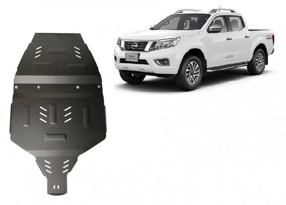 Acél kapcsolószekrény védőlemez Nissan Navara NP300