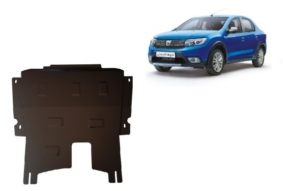 Acél motor, kapcsolószekrény védőlemez Dacia Logan Stepway