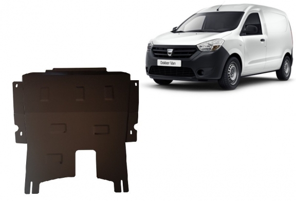 Acél motor, kapcsolószekrény védőlemez Dacia Dokker