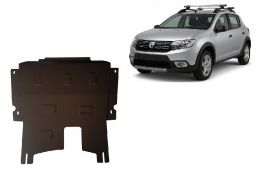 Acél motor, kapcsolószekrény védőlemez Dacia Sandero Stepway