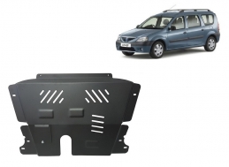 Acél motor, kapcsolószekrény védőlemez Dacia Logan 1 MCV