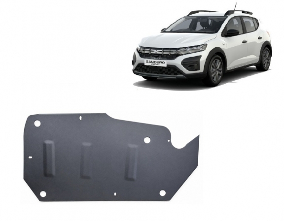 Acél üzemanyagtartály védőlemez Dacia Sandero Stepway