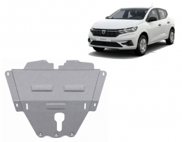 Aluminium motor, kapcsolószekrény védőlemez DACIA Sandero