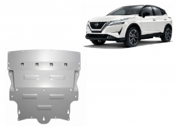 Aluminium motor, kapcsolószekrény védőlemez Nissan Qashqai J12