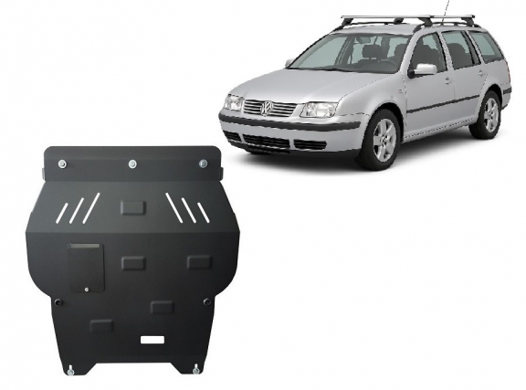 Acél motor, sebességváltó, hűtő, első lökhárító védőlemez VW Bora