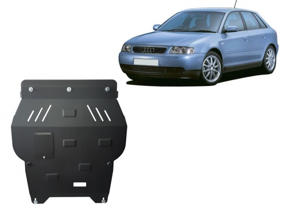 Acél motor, sebességváltó, hűtő, első lökhárító védőlemez Audi A3