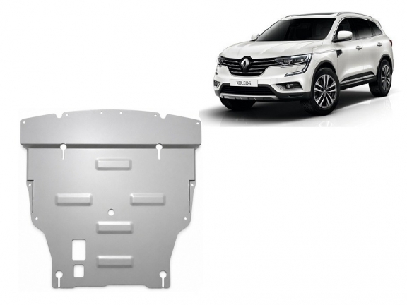 Aluminium motor, kapcsolószekrény védőlemez Renault Koleos
