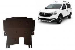 Acél motor, kapcsolószekrény védőlemez Dacia Dokker Stepway