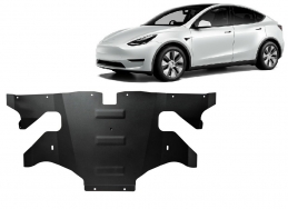 hátsó villanymotor pajzs Tesla Model Y AWD