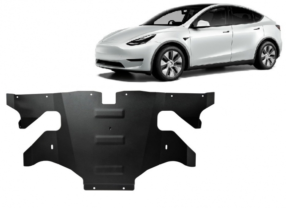 hátsó villanymotor pajzs Tesla Model Y AWD