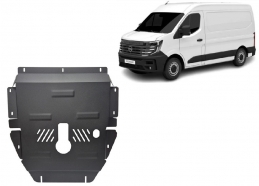 Acél motor, sebességváltó, hűtő, első lökhárító védőlemez Nissan Interstar