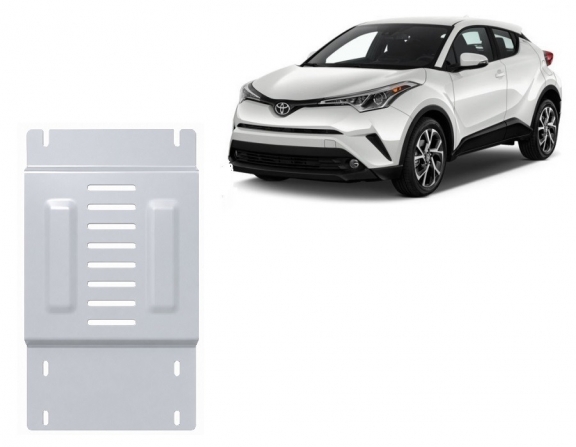 Alumínium katalizátorvédő / katalizátor zár Toyota C-HR