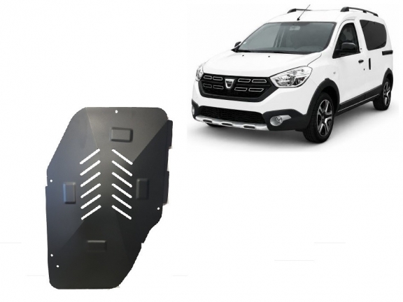 Acél üzemanyagtartály védőlemez Dacia Dokker Stepway