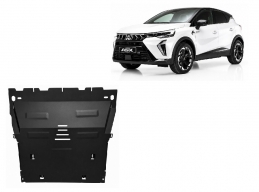 Acél motor, kapcsolószekrény védőlemez Mitsubishi ASX