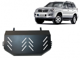 Acél üzemanyagtartály védőlemez Toyota Land Cruiser J120 - 3 ajtos modellekre