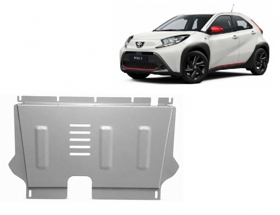 Aluminium motor, kapcsolószekrény védőlemez Toyota Aygo X
