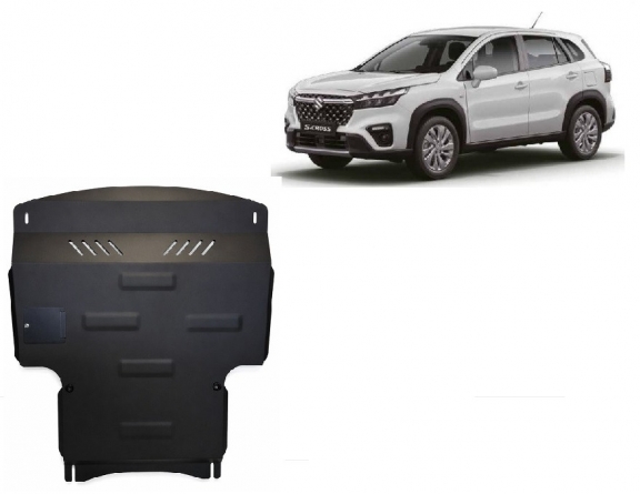 Acél motor, kapcsolószekrény védőlemez Suzuki S-Cross