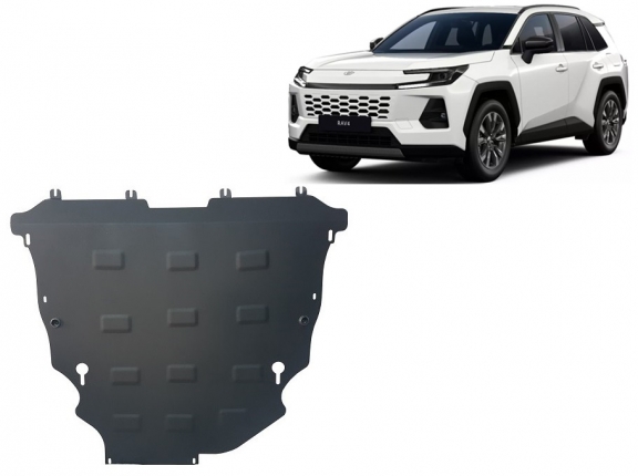 Acél motor, sebességváltó, hűtő, első lökhárító védőlemez Toyota Rav4