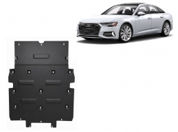 Acél motor, hűtő védőlemez Audi A6