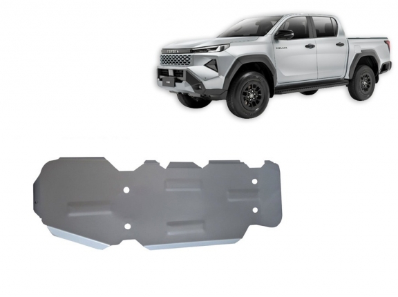 Aluminium üzemanzagtartály védőlemez Toyota Hilux Revo