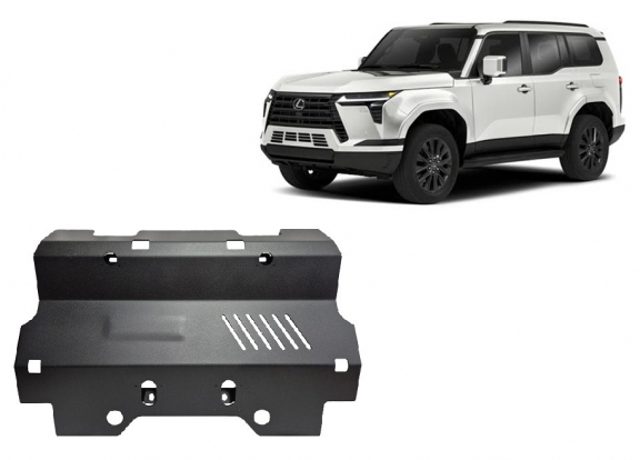 Acél hűtő védőlemez Lexus GX